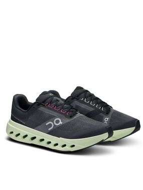 ON RUNNING Cloudsurfer Next Men's Athletic Shoes Charcoal Gray Pale Green